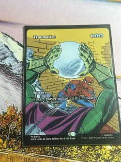 Traumatize *** Borderless *** - MTG MAR Marvel Universe - NM 0015 - Image 3