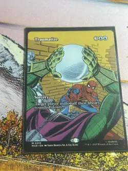 Traumatize *** Borderless *** - MTG MAR Marvel Universe - NM 0015 - Image 4