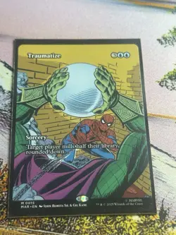 Traumatize *** Borderless *** - MTG MAR Marvel Universe - NM 0015 - Image 5