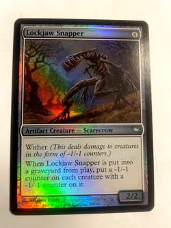 Lockjaw Snapper Shadowmoor Foil colors are beautiful This is not Colorless look! - Image 1