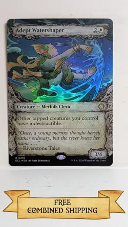 Adept Watershaper (Showcase) Lorwyn Eclipsed Foil - Image 1