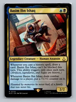 Basim Ibn Ishaq R Universes Beyond: Assassin's Creed 49 NM - Image 1