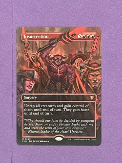 Insurrection - BORDERLESS Regular Mythic - CMM 0699 - Near Mint - MTG - Image 1