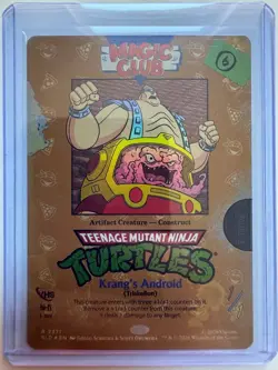 MTG Krang’s Android - Triskelion #2371 FOIL Secret Lair TMNT: VHS Villains NM EN - Image 1