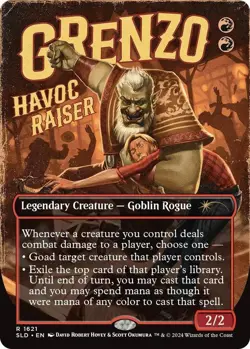 Grenzo, Havoc Raiser 1621 Non-Foil MTG Secret Lair Outlaw Anthology English NM - Image 1