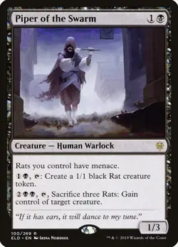 Piper of the Swarm - 100 - Throne of Eldraine - NM - Normal - Image 1
