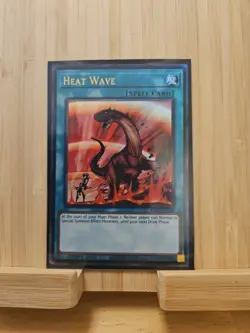 RA03-EN058 Heat Wave Ultimate Rare 1st Ed YuGiOh - Image 1