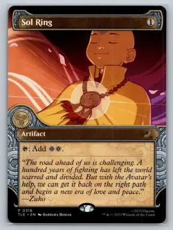 Sol Ring (Showcase) Avatar: The Last Airbender: Eternal-Legal Regular - Image 1