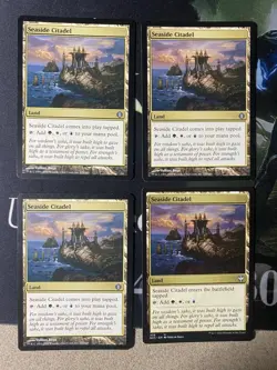 Seaside Citadel Shards of Alara 4X Magic The Gathering MTG Near Mint - Image 1