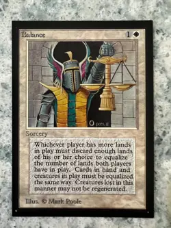 Balance - Collectors Edition - CE - NM - MTG - Magic: The Gathering - Image 1