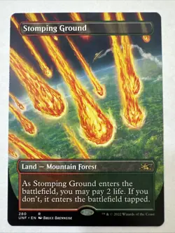 Stomping Ground (Borderless) - MTG Unfinity Regular - Image 1