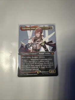 Lightning, Army of One (0400) (Borderless) Final Fantasy Regular - Image 1