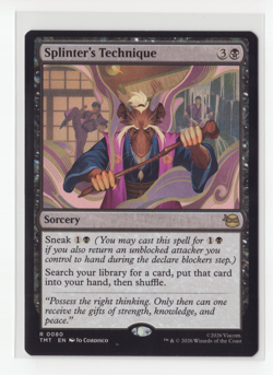MTG TCG Splinter's Technique 0080 Rare TMNT Ninja Turtles Magic the Gathering - Image 1