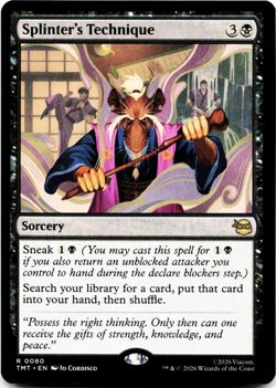 Splinter's Technique [Teenage Mutant Ninja Turtles] MTG TMT 0080 NM 💀 - Image 1