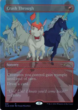 Crash Through - Secret Lair Saturday Morning D&D - 591 - NM Foil - Image 2