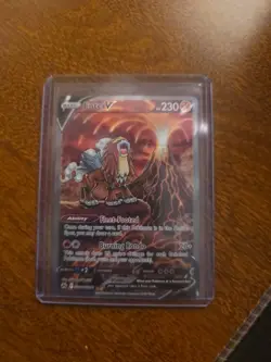 Pokemon Entei V Ultra Rare Full Art Holo GG36/GG70 Crown Zenith Galarian Gallery - Image 1