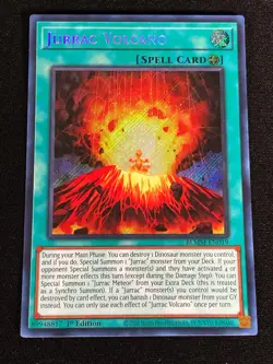 Yugioh Jurrac Volcano BLMM-EN019 1ST Secret (NM) - Image 1