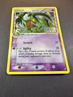 Grovyle (Delta Species) Rare Reverse Holo Crystal Guardians 19/100 LP Pokemon - Image 3