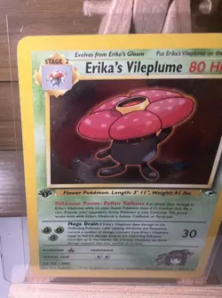 ERIKA'S VILEPLUME 5/132 1st Edition Holo Rare Gym Heroes 2000 - Pokemon Card - Image 3