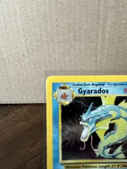 Pokemon Gyarados Base Set Holo Rare Unlimited 6/102 1999 100 HP English - Image 2