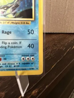 Pokemon Gyarados Base Set Holo Rare Unlimited 6/102 1999 100 HP English - Image 4