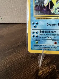 Pokemon Gyarados Base Set Holo Rare Unlimited 6/102 1999 100 HP English - Image 5