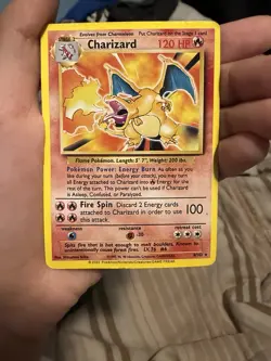 2022 Charizard Pokemon TCG Base Set Rare 004/102 120 HP English - Image 1