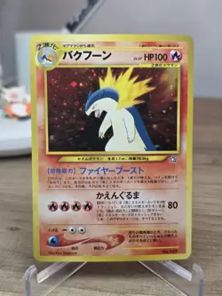 Typhlosion No. 157 Holo Japanese Neo Genesis Premium File Pokemon Card - Image 5