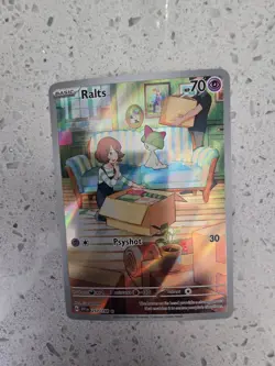 Ralts 211/198 Scarlet & Violet Base Set Pokemon TCG Illustration NM Condition - Image 1