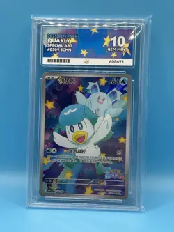 ACE 10 Quaxly 0509/08 Special Art 2025 Gem Pack SCHN Pokemon TCG (NOT PSA - Image 1