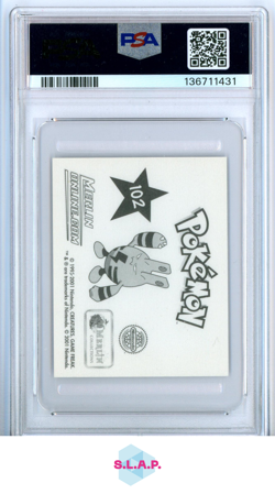 LUGIA-PRISM MERLIN POKEMON 3 2001 102 PSA 8 - Image 2