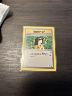 Erika 100/132 Non Holo Rare Gym Heroes Pokemon Card - Image 1