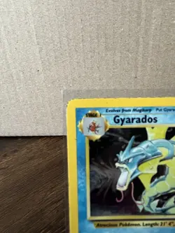 Pokemon Gyarados Base Set Holo Rare Unlimited 006/102 1999 100 HP English - Image 2