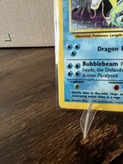 Pokemon Gyarados Base Set Holo Rare Unlimited 006/102 1999 100 HP English - Image 5