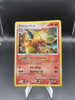Charizard LV.60 1/99 Cracked Ice Holo Platinum Arceus Pokemon LP - Image 1