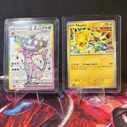 Pokemon Espeon EX SVP 175 Premium Figure Collection Black Star Promo NM - Image 1