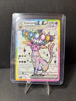 Pokemon Espeon EX SVP 175 Premium Figure Collection Black Star Promo NM - Image 2