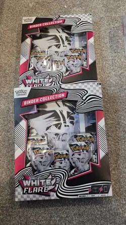Pokemon White Flare Binder Collection Box x2 - Image 1