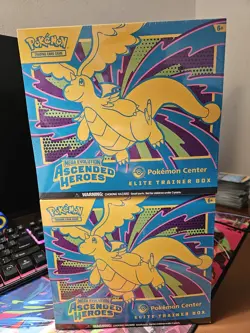 Pokemon Center ETB Ascended Heroes x 2 - Image 1