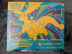 POKEMON TCG Ascended Heroes Pokemon Center ETB Factory Sealed Elite Trainer Box - Image 1