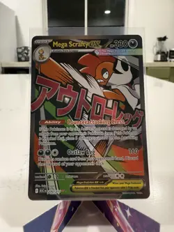 Pokemon TCG-Mega Scrafty Ex 270/217 Mega Attack Rare Ascended Heroes NM/M - Image 1