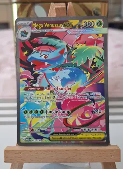 TCG Pokemon MEGA VENUSAUR EX Mega Evolution 177/132 (Special Illust. Rare) NM - Image 2
