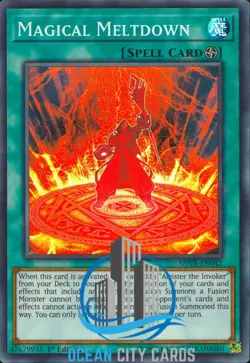 Yugioh Magical Meltdown SHVA-EN042 Super Rare 1st Edition - Image 1