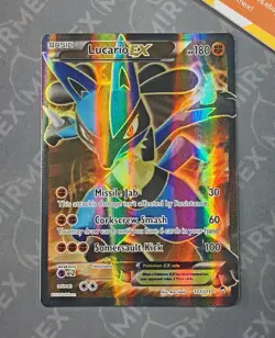 Pokemon Lucario Ex 107/111 XY Furious Fists English Full Art - Image 2