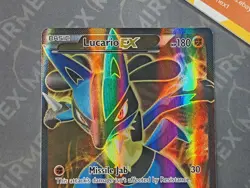 Pokemon Lucario Ex 107/111 XY Furious Fists English Full Art - Image 3