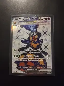 Pokemon TCG Vespiquen EX 212/197 SV Obsidian Flames Ultra Rare Full Art Holo NM - Image 1
