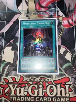 Forbidden Droplet Super Rare 1st Edition RA01-EN064 Yugioh - Image 1