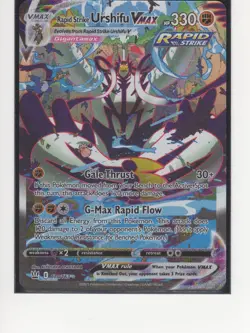 Pokemon TCG- Rapid Strike Urshifu VMAX Alternate Art Secret 170/163 Swsh05 - Image 1