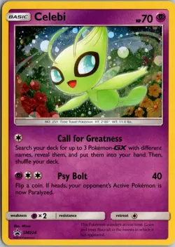 Celebi - Promo SM Promos SM224 NM Pokemon - Image 1