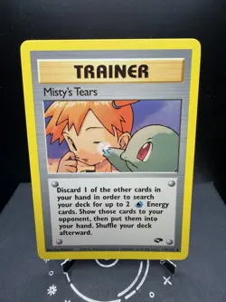 Pokemon TCG WOTC Gym Challenge Mistys Tears 118/132 Uncommon Unlimited LP - Image 1